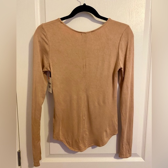 Open Edit Beige Top - Picture 5 of 5
